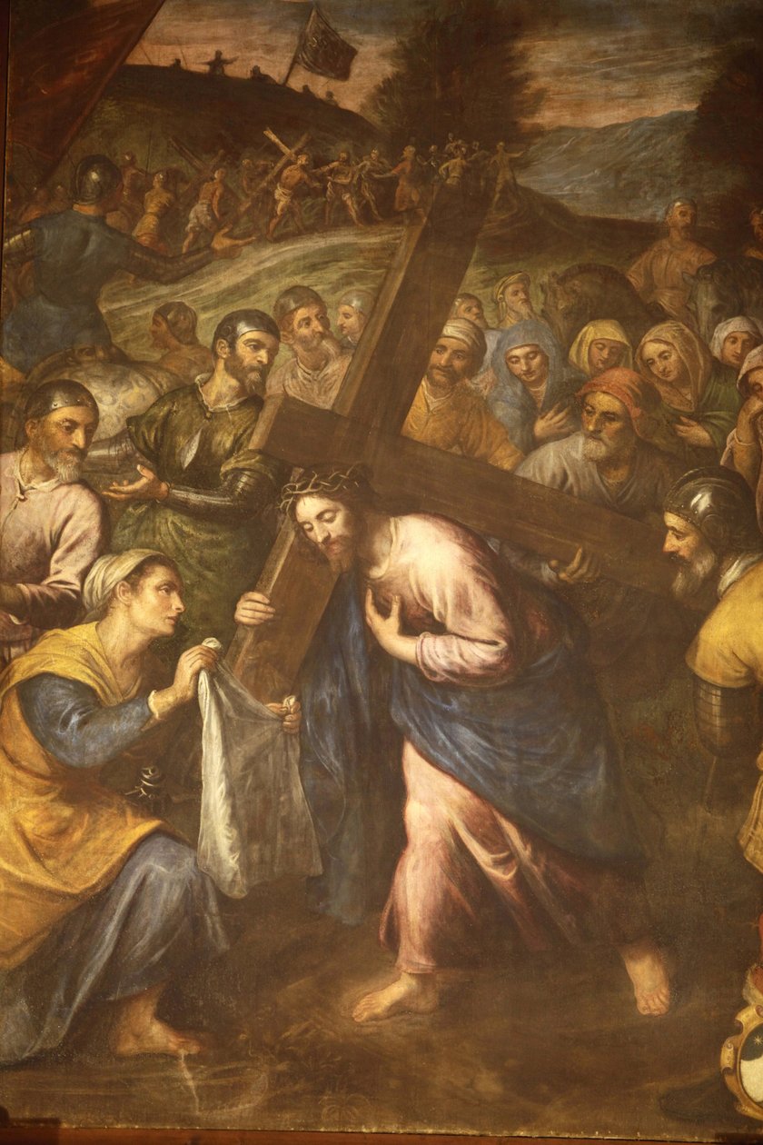 Santa Veronica e Gesù che porta la croce, Tricase, Italia da Unbekannt