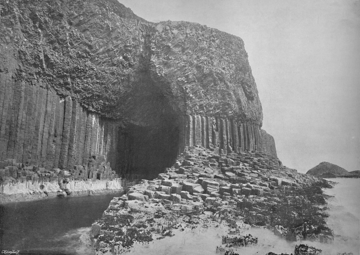 Staffa - Grotta di Fingal, 1895 da Unbekannt