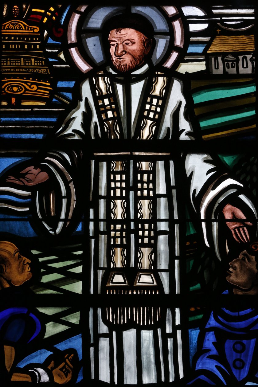 Vetrata. San Vincenzo de