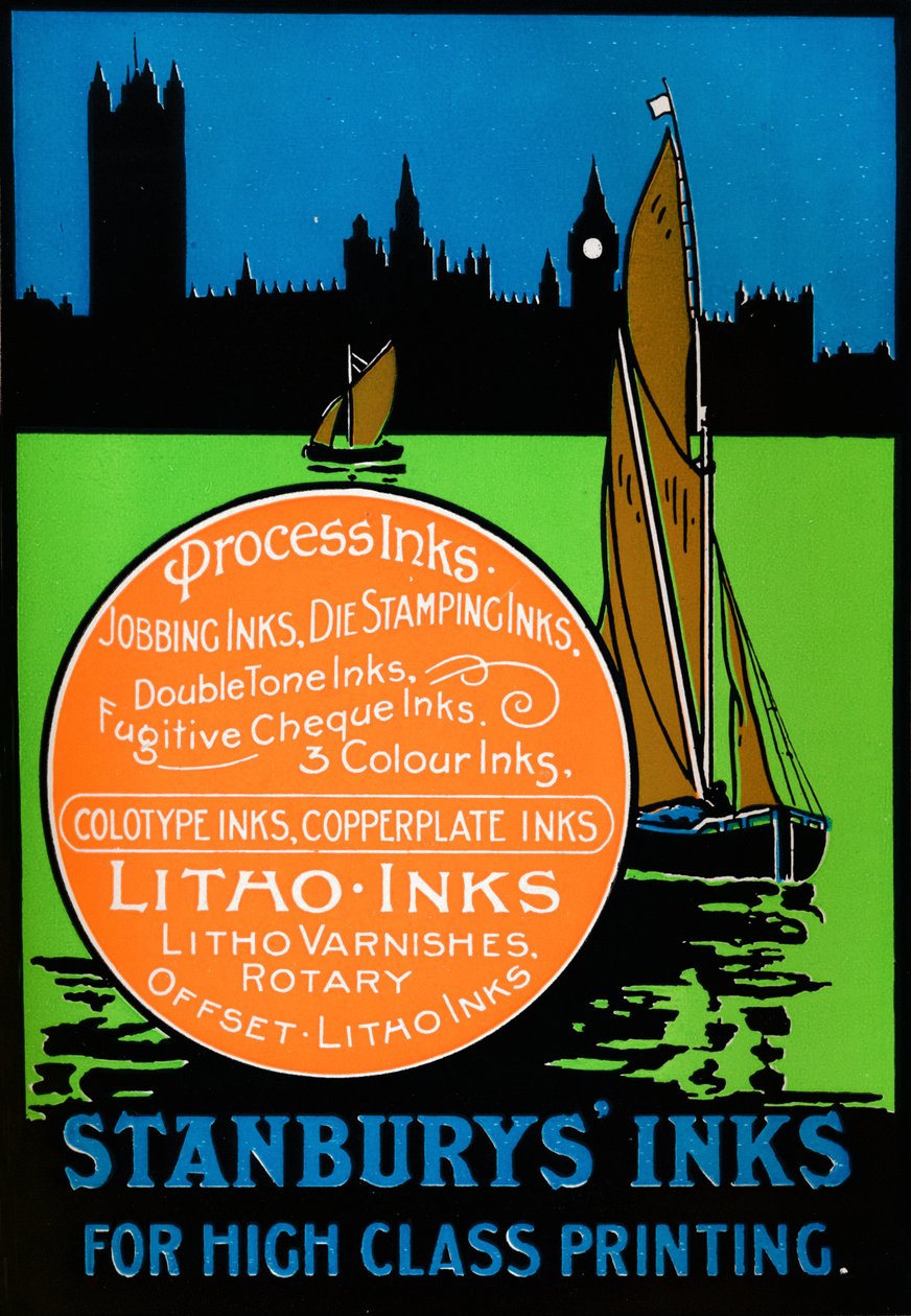 Inchiostri Stanburys per stampa di alta classe, 1917 da Unbekannt