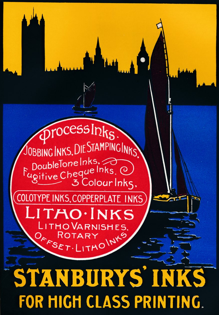 Inchiostri Stansbury per pittura di alta classe, 1910 da Unbekannt
