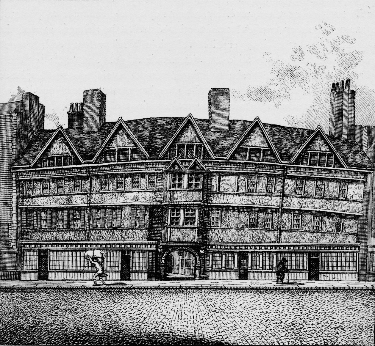 Staple Inn, High Holborn, Londra, c. 1890 da Unbekannt