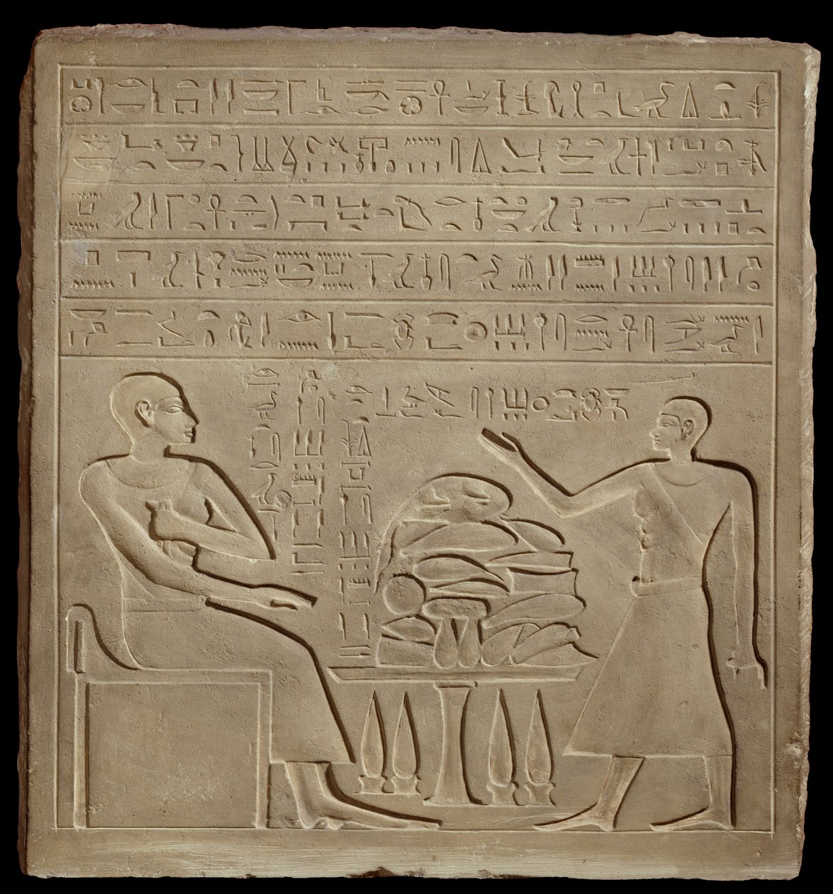 Stele di Imeny, Nuovo Regno c1540 a.C.-c1070 a.C. da Unbekannt