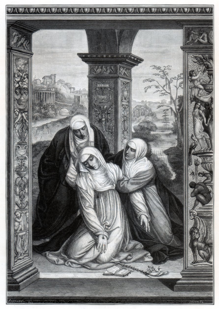 Stigmatizzazione di Santa Caterina da Siena, 1870 da Unbekannt