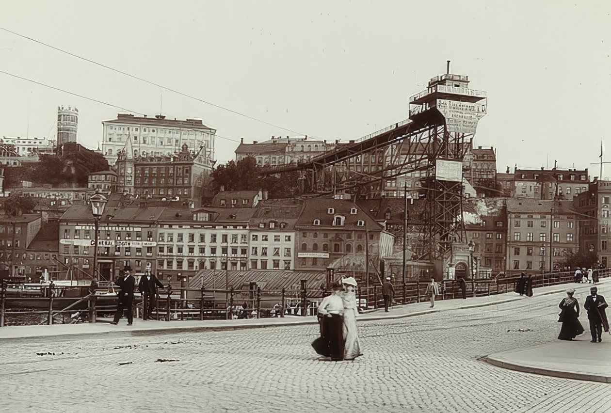 Stoccolma, Svezia. Katarinahissen (Ascensore) da Unbekannt