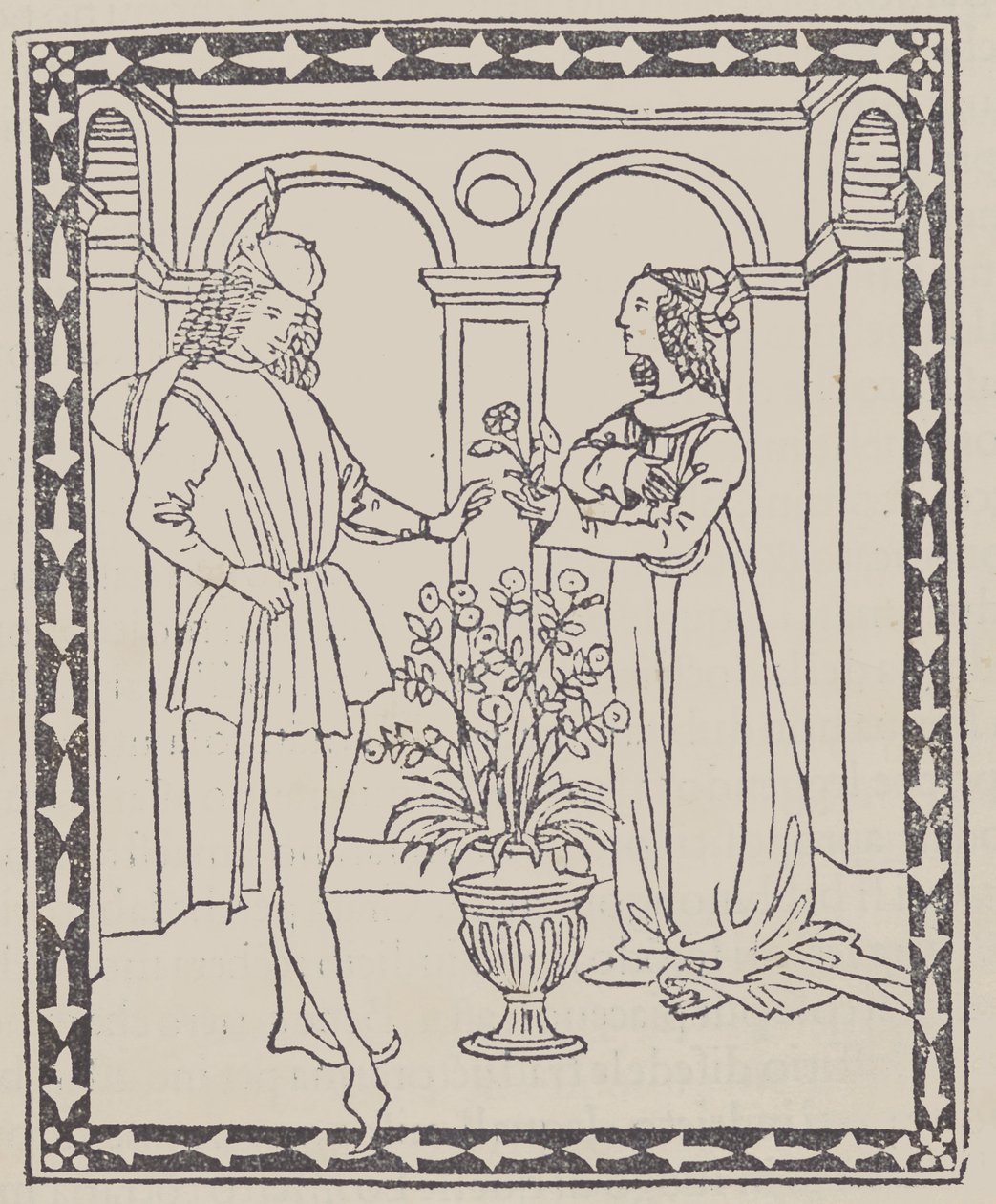 Storia di due amanti, ca. 1495-1500 da Unbekannt