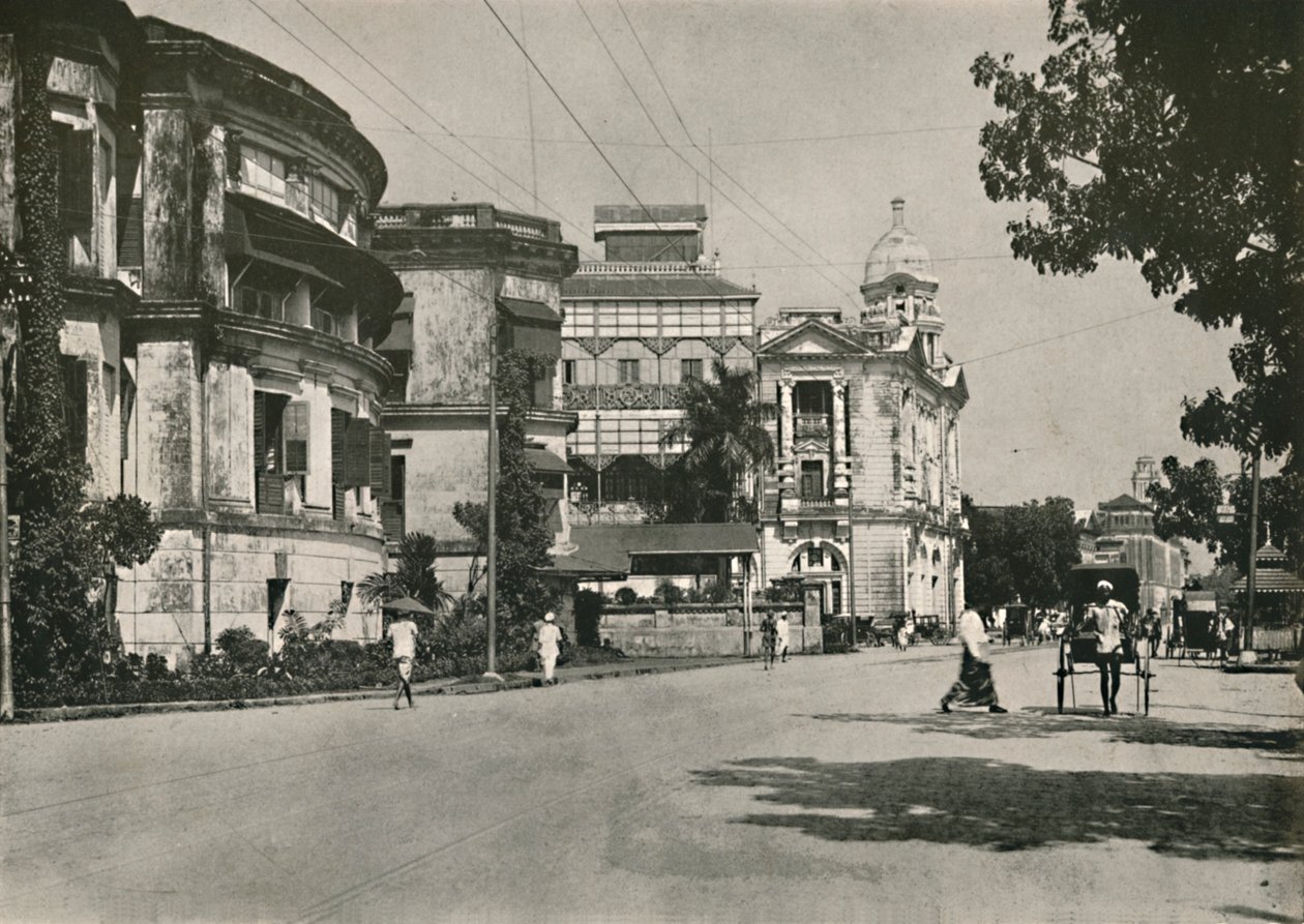 Strand Road, Rangoon. - Ufficio postale, Banca Imperiale dell