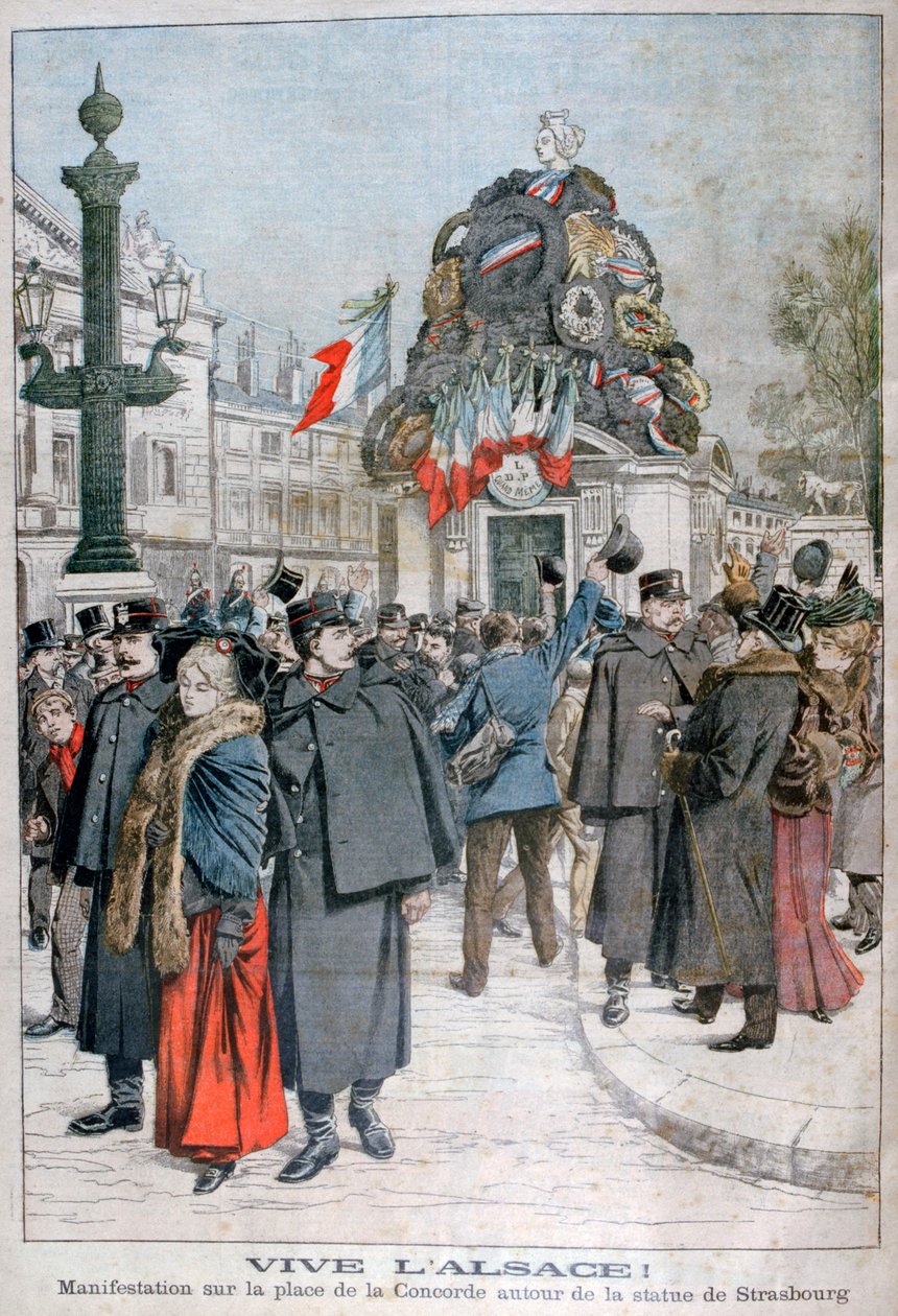 Statua di Strasburgo, Place de la Concorde, Parigi da Unbekannt