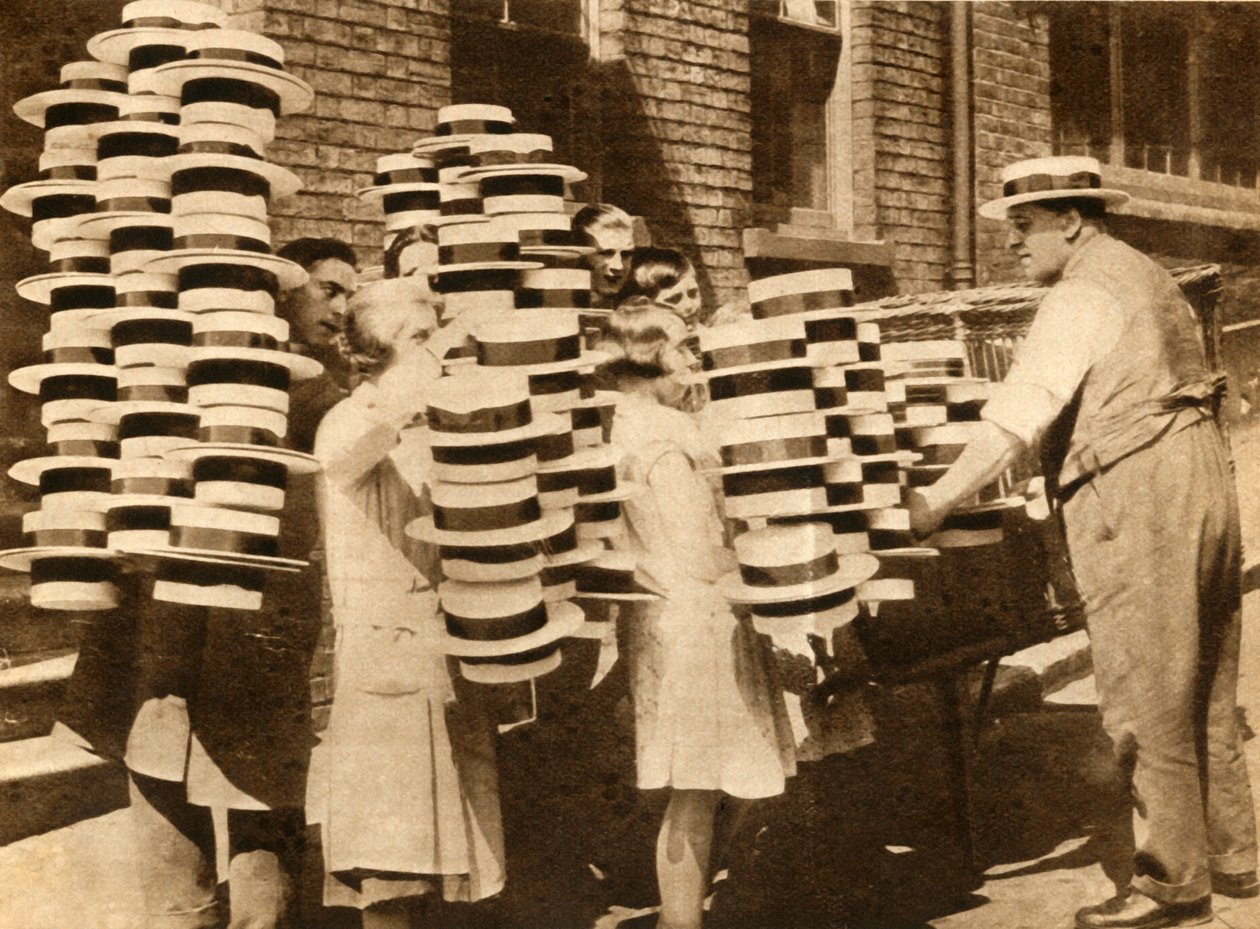 I Cappelli di Paglia Tornano di Moda, 1930, 1933 da Unbekannt