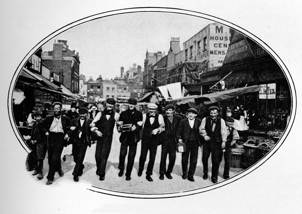 Melodia di strada, Londra, c1901 da Unbekannt