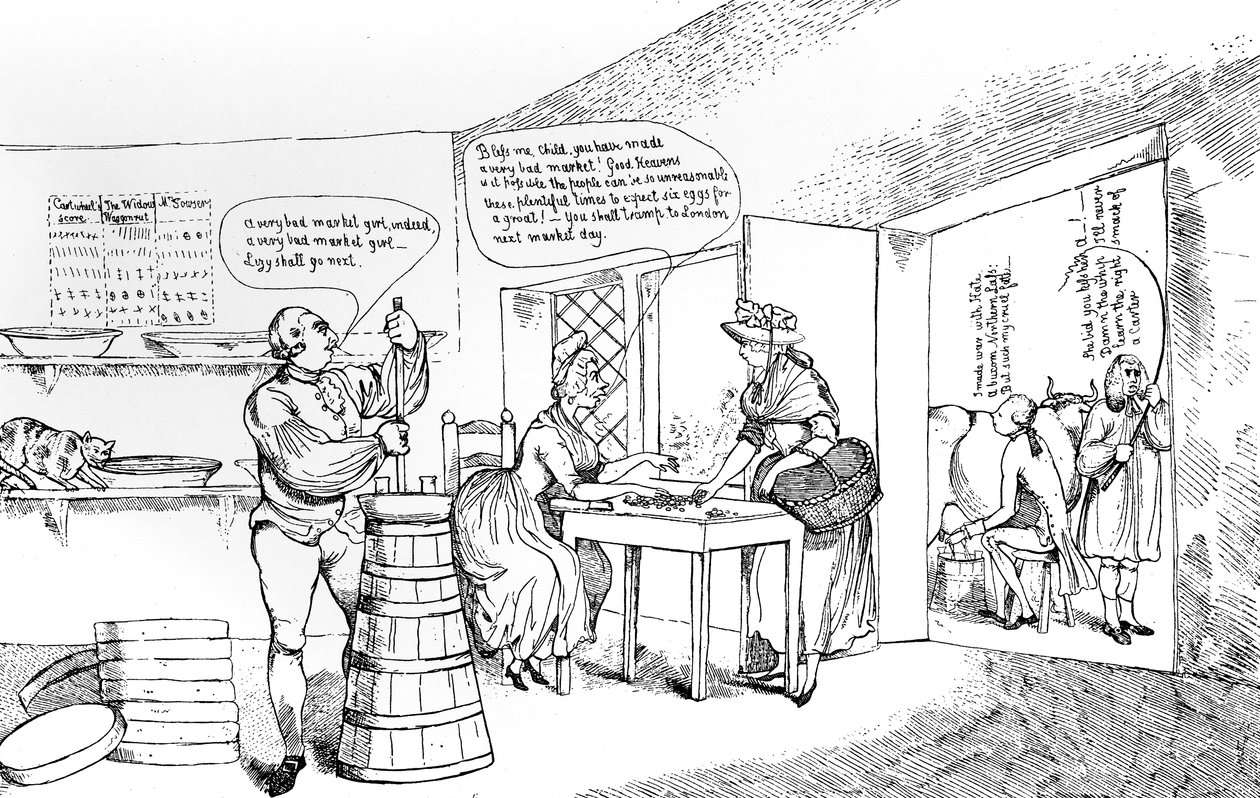 Divertimento estivo presso il contadino G---- vicino a Windsor, 1786 da Unbekannt