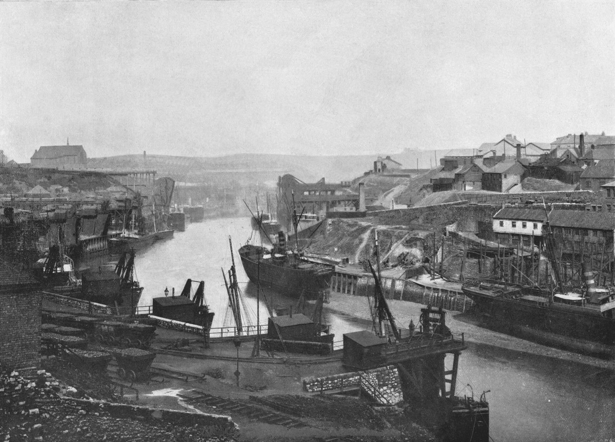 Sunderland - Vista sul fiume dal ponte da Unbekannt