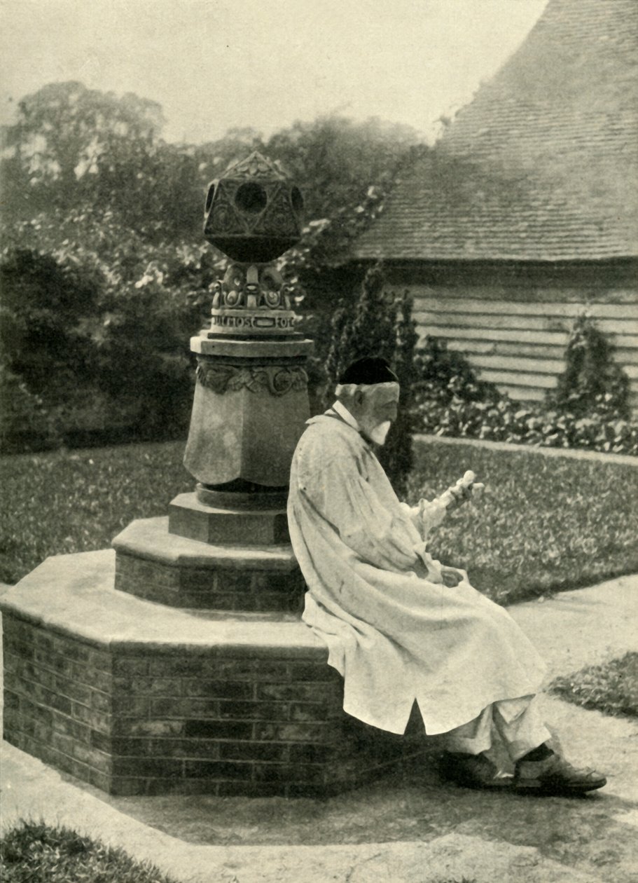 Meridiana nel giardino di Limnerslease, e...G. F. Watts, Esq., R.A., c1890s, 1902 da Unbekannt