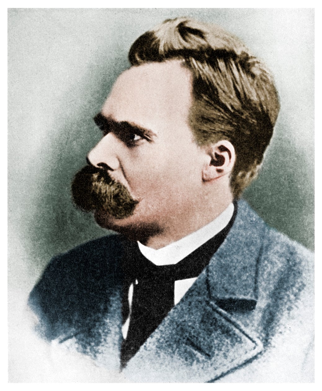 Superuomo: Friedrich Nietzsche, filosofo tedesco, XIX secolo 1956 da Unbekannt