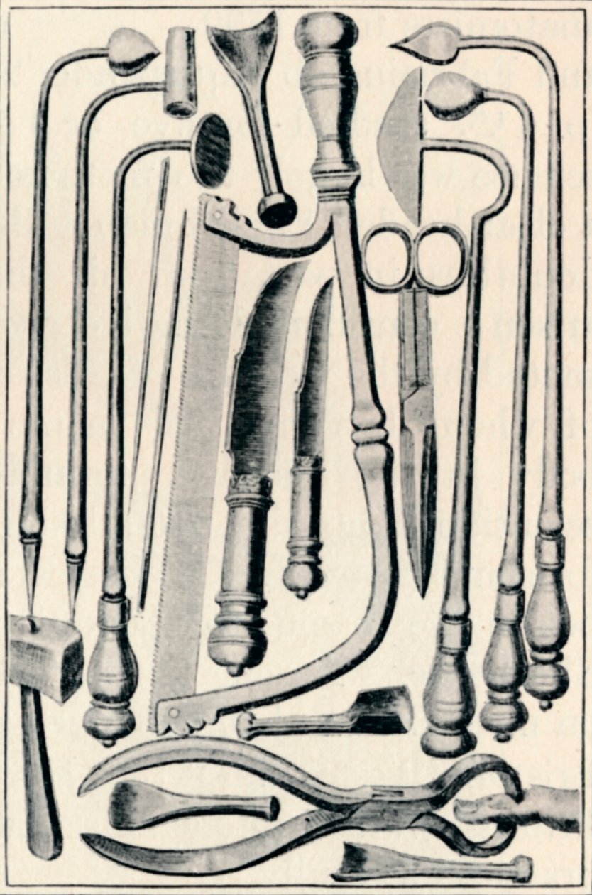 Strumenti chirurgici, 1639, 1903 da Unbekannt
