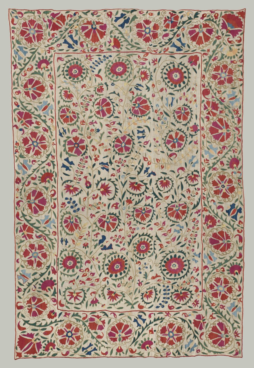 Suzani: tenda o copriletto, circa 1800 da Unbekannt