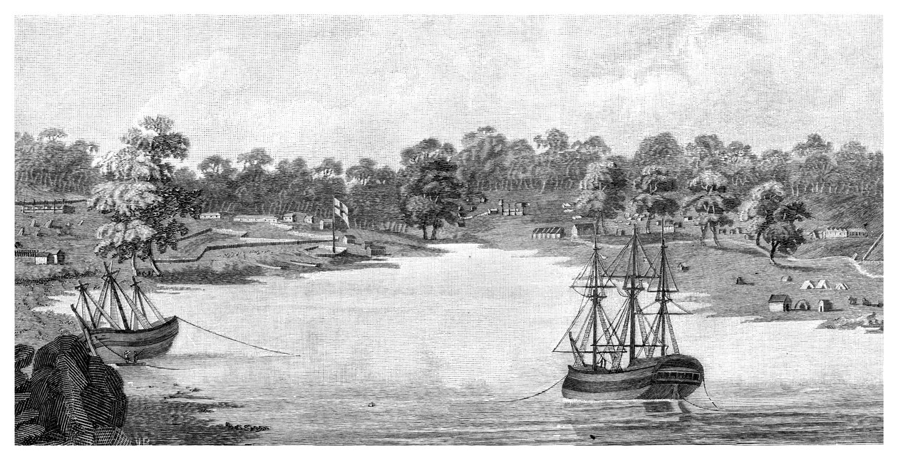 Sydney Cove, Nuovo Galles del Sud, Australia, 1788, 1886 da Unbekannt