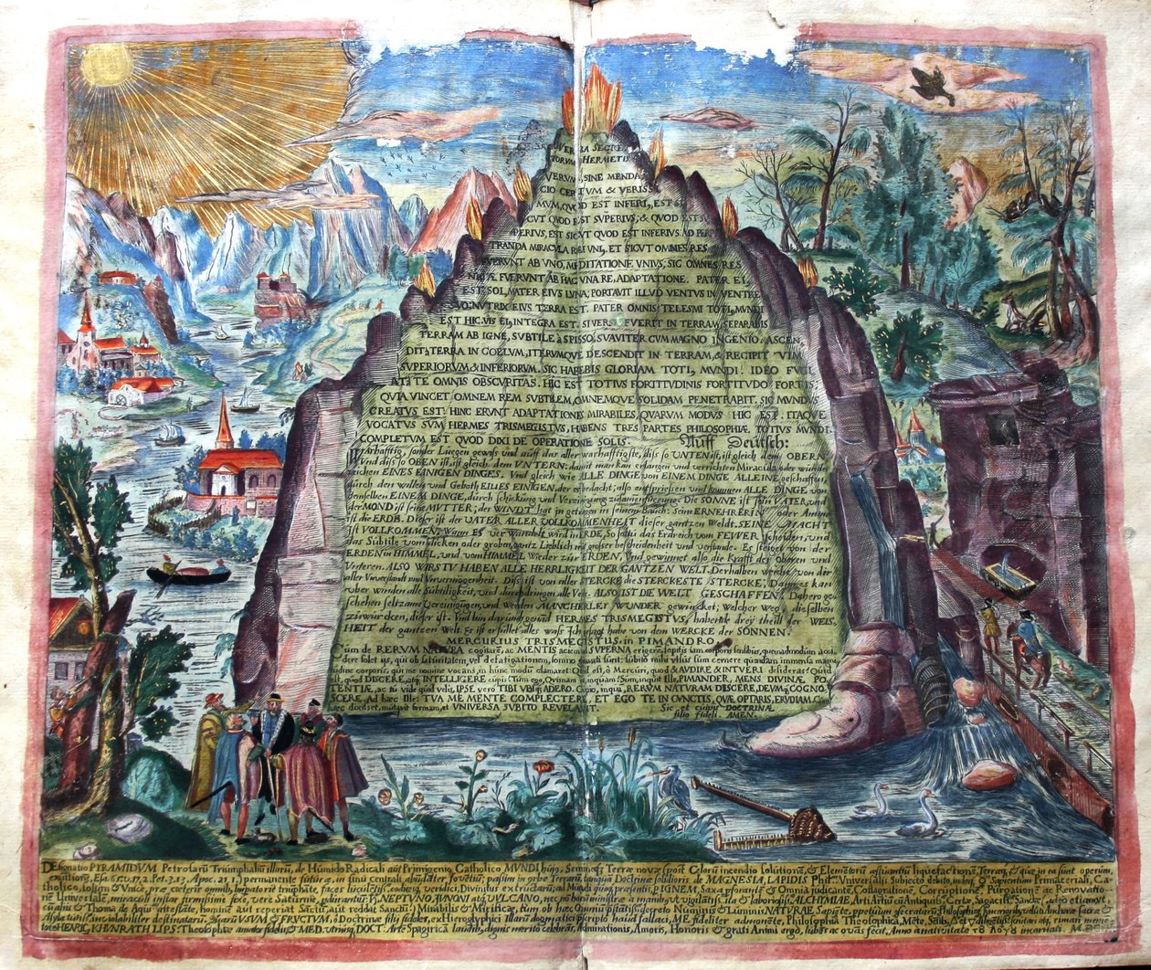 Tabula Smaragdina, Tavola di Smeraldo di Ermete Trismegisto da Unbekannt