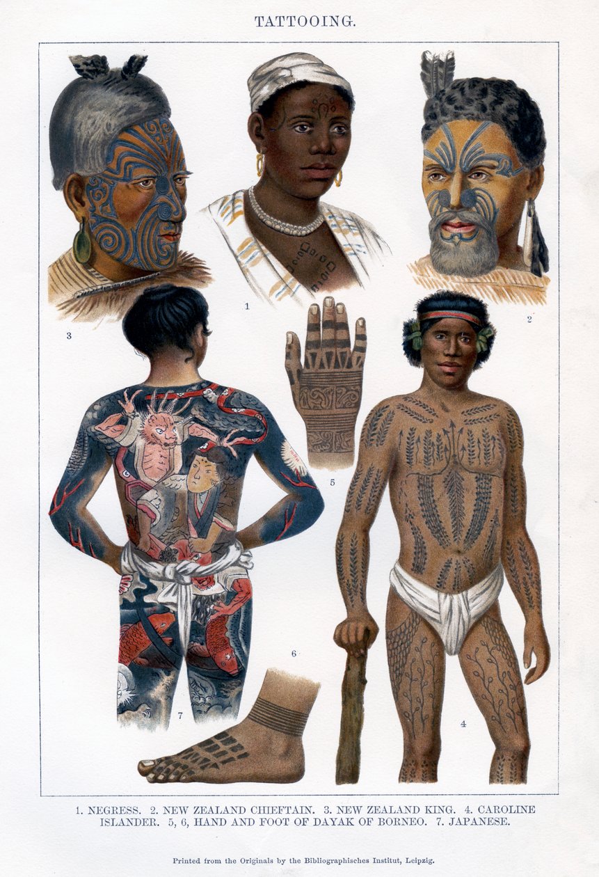 Tatuaggio, 1800-1900 da Unbekannt