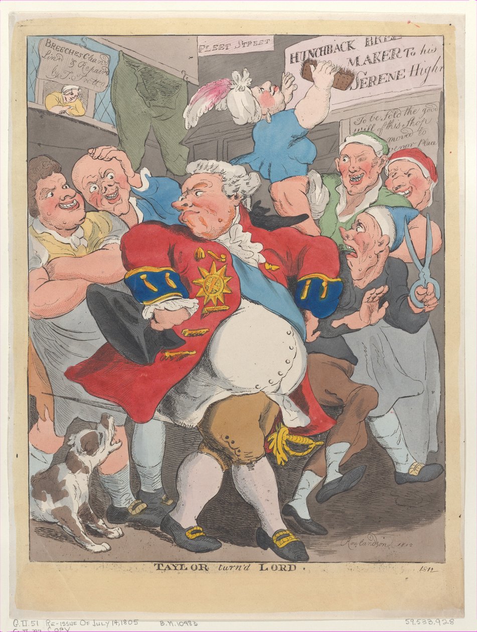 Taylor diventato Lord, 1812 da Unbekannt