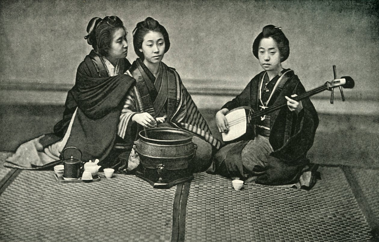 Tè e musica, 1891 da Unbekannt