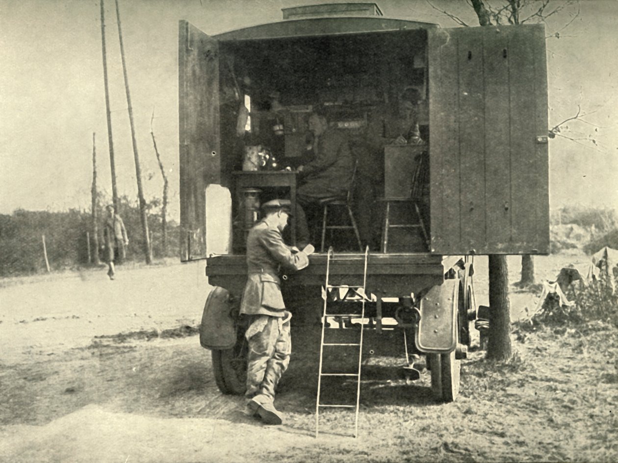 Camion telefonico collegato alla sezione pallone aquilone della R.A.F., 1919 da Unbekannt