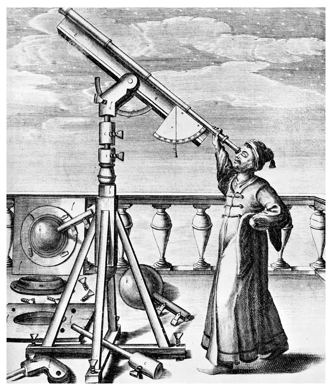 Telescopio da Selenographia, 1647 1956 da Unbekannt