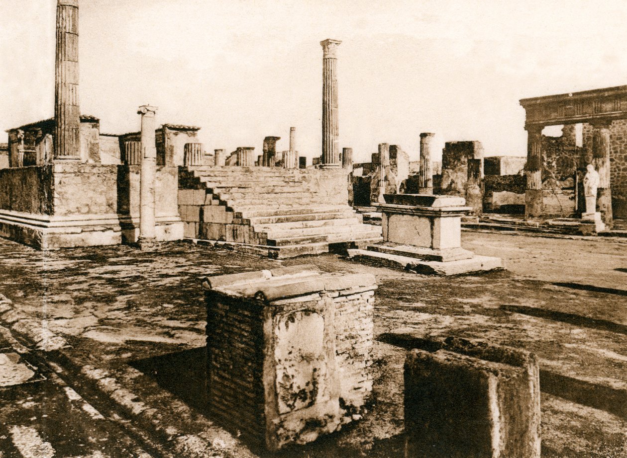 Tempio di Giove, Pompei, Italia, c1900s da Unbekannt