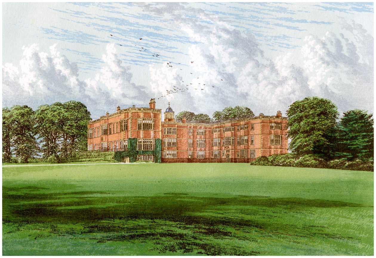 Temple Newsam, casa della famiglia Meynell-Ingram, c1880 da Unbekannt
