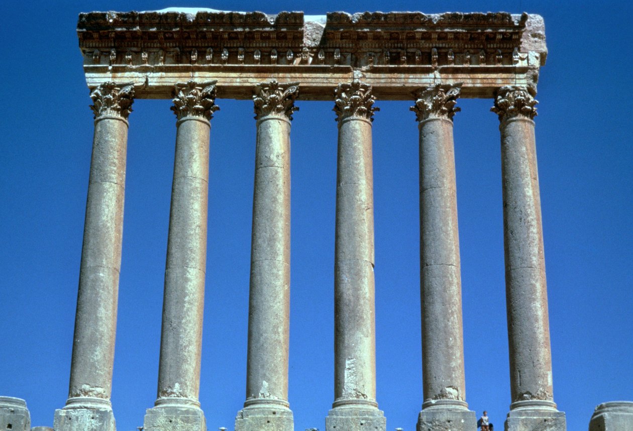 Tempio di Zeus Eliopolitano, Baalbek, Libano, 10-249 d.C. da Unbekannt