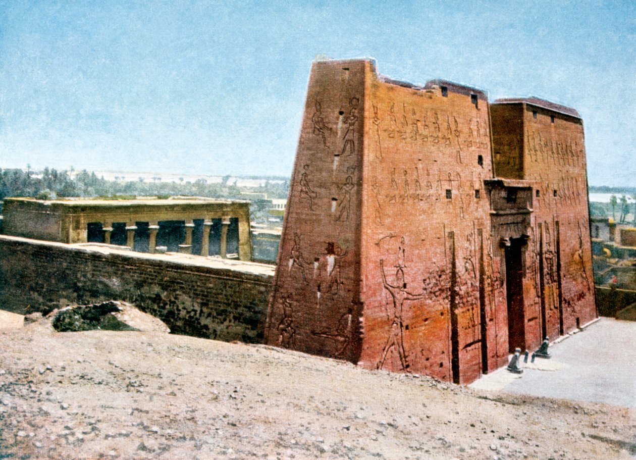 Tempio di Horus, Edfu, Egitto, XX secolo da Unbekannt