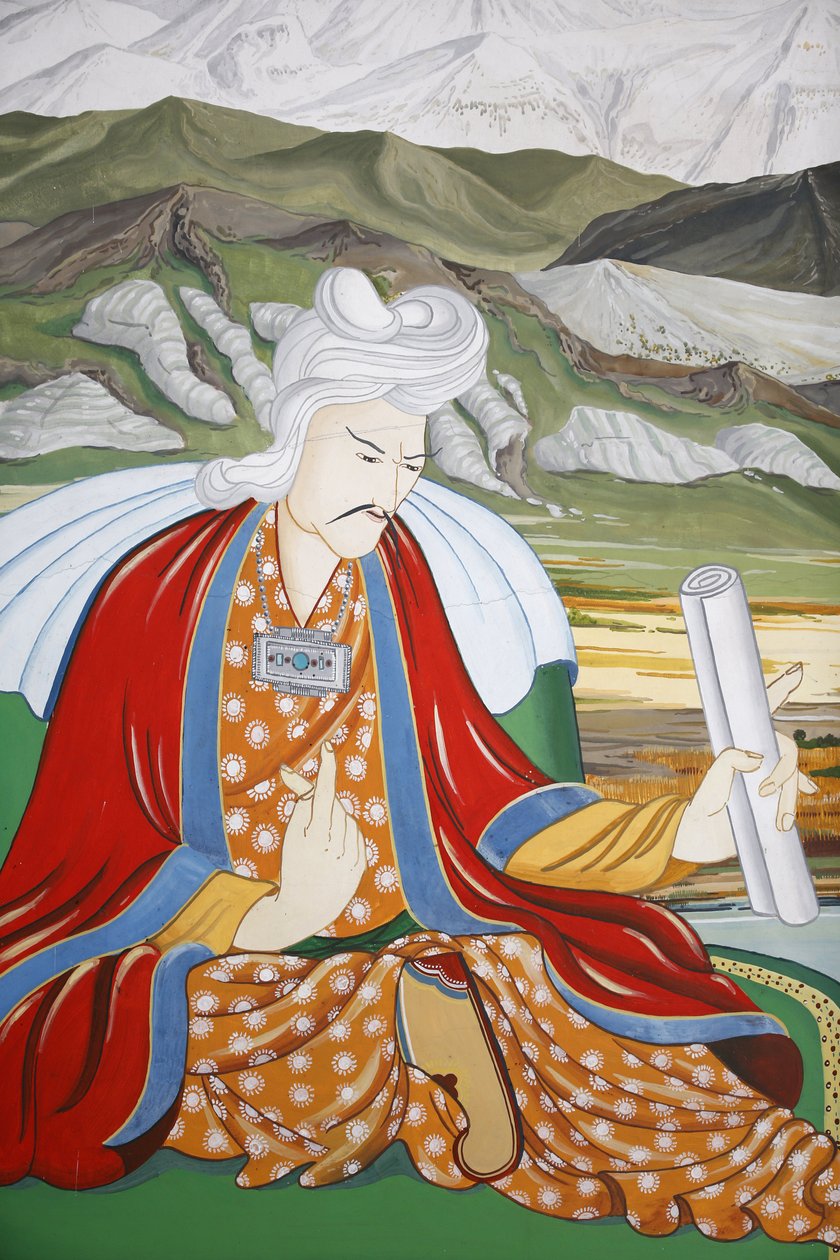 Tempio dei Mille Buddha, congregazione Dashang Kagyu Ling, raffigurazione del ministro prezioso, La Boulaye, Francia da Unbekannt
