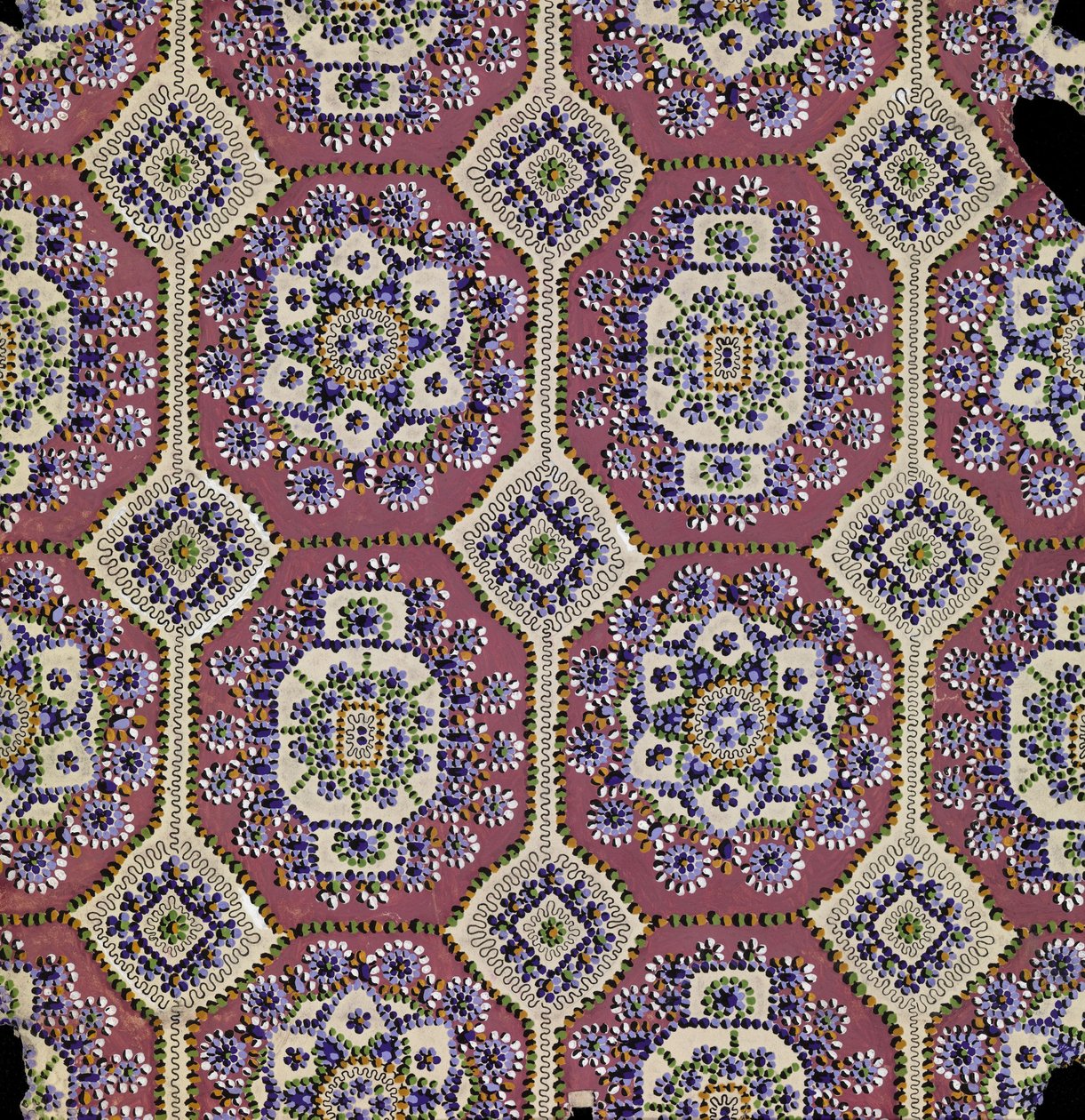 Design tessile per la Manifattura Trekhgornaya, 1918 da Unbekannt