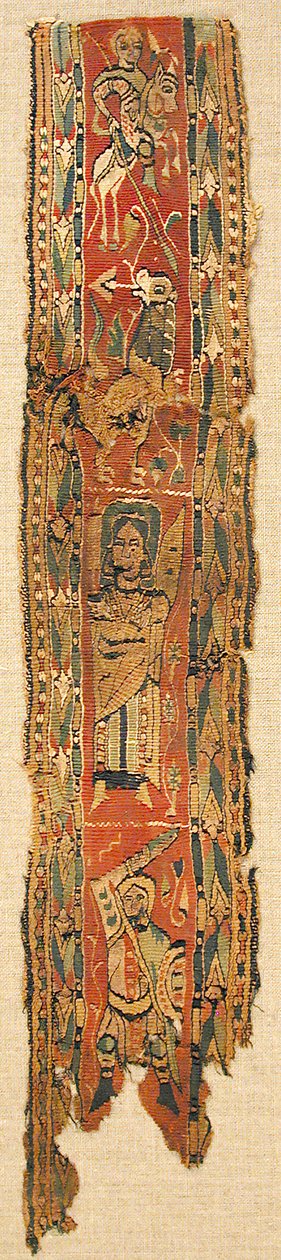 Frammento di tessuto, bizantino, VI-VIII secolo da Unbekannt