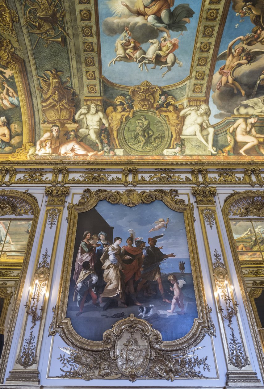 Il rapimento di Elena da parte di Paride, copia dei laboratori del Louvre da Unbekannt