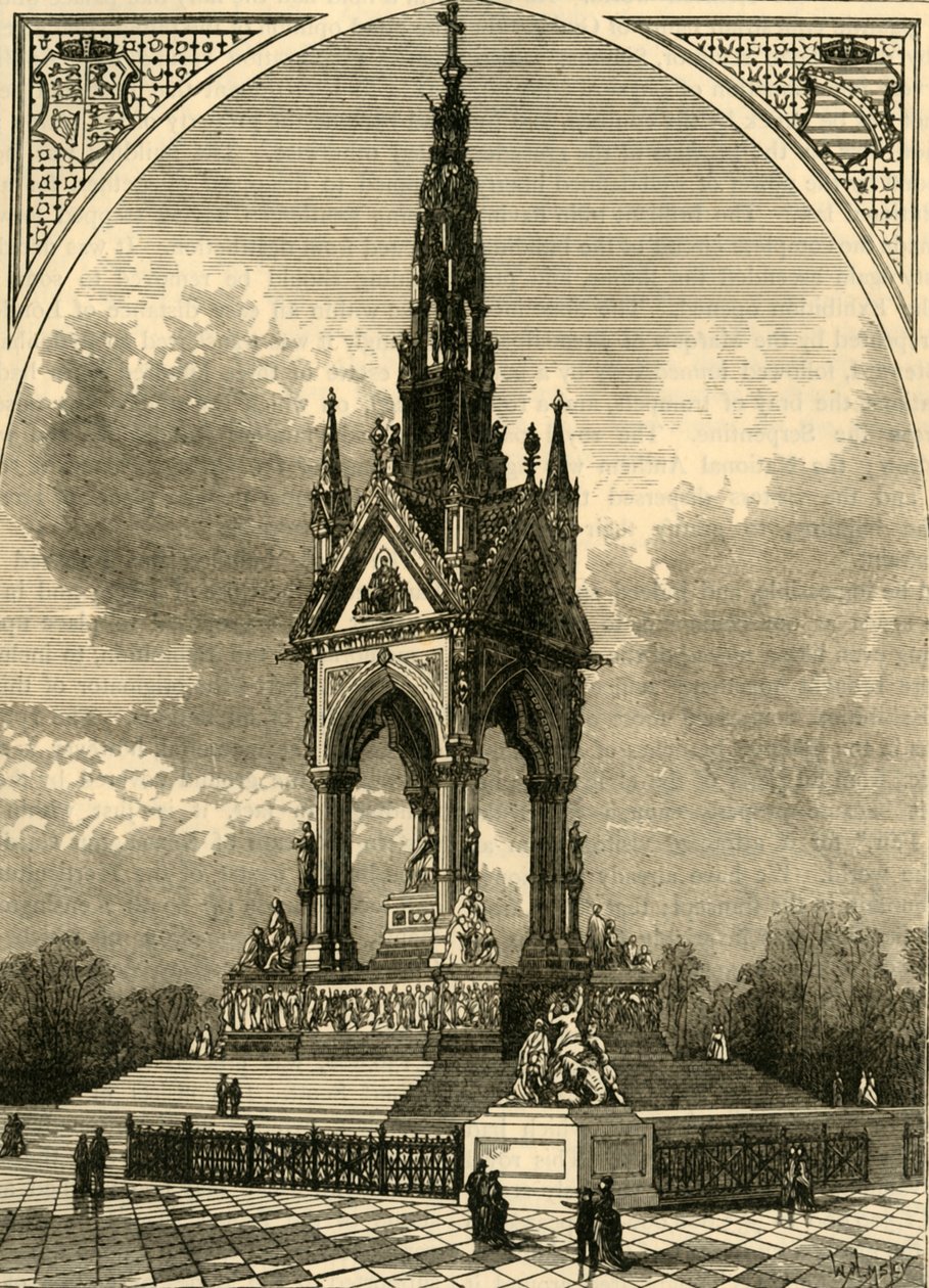 Il Memoriale di Albert, c1876 da Unbekannt