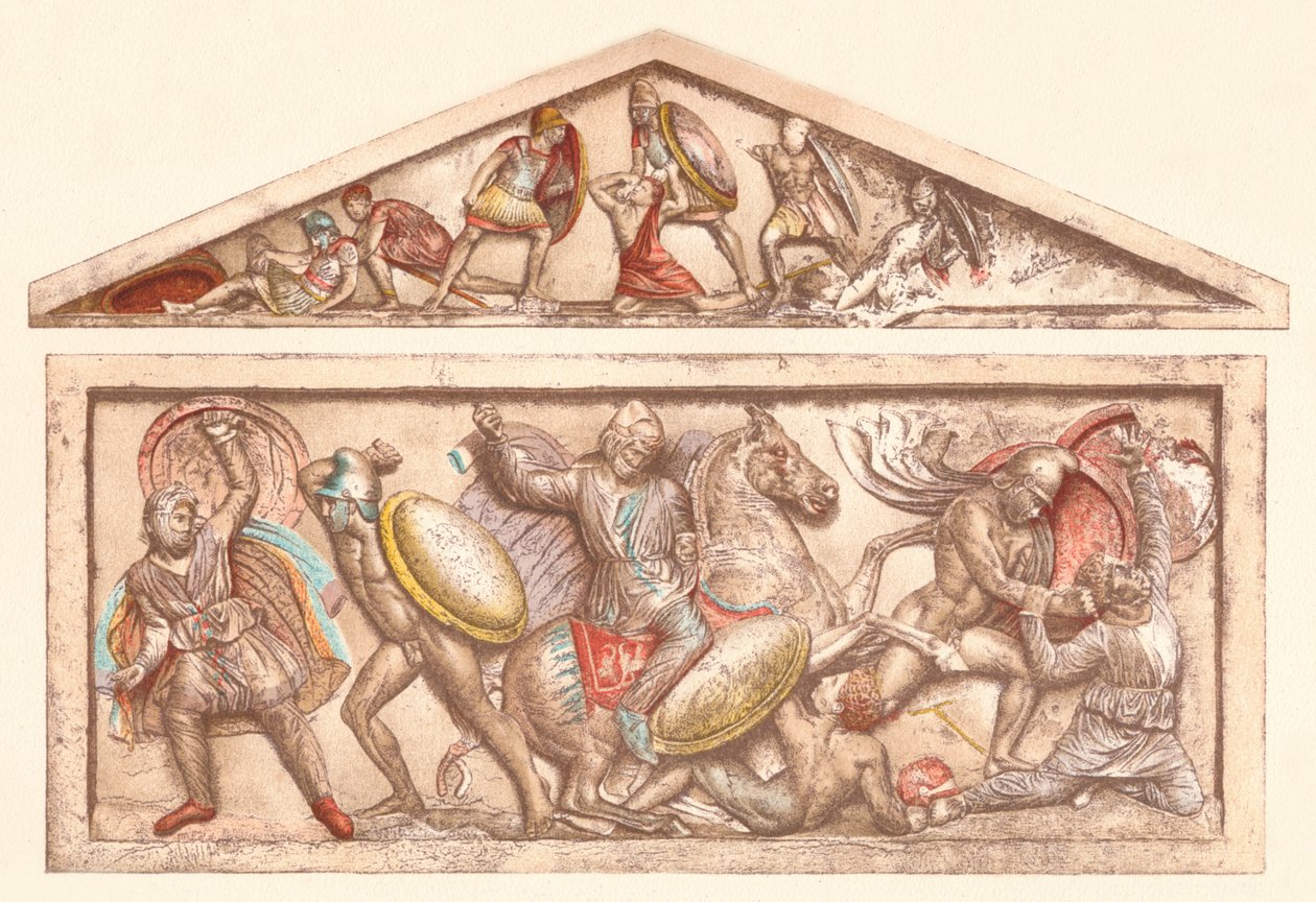 Il sarcofago di Alessandro, c1901, 1907 da Unbekannt