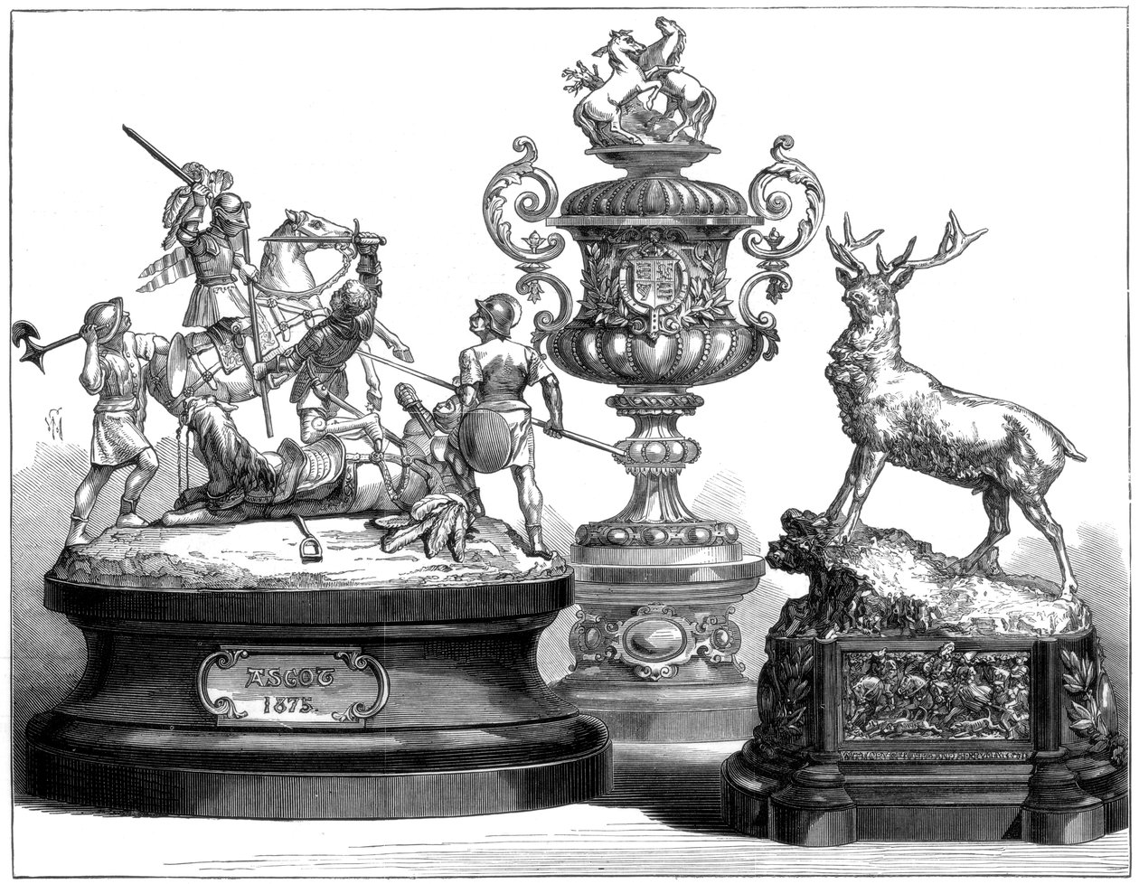 Il piatto del premio Ascot, 1875 da Unbekannt