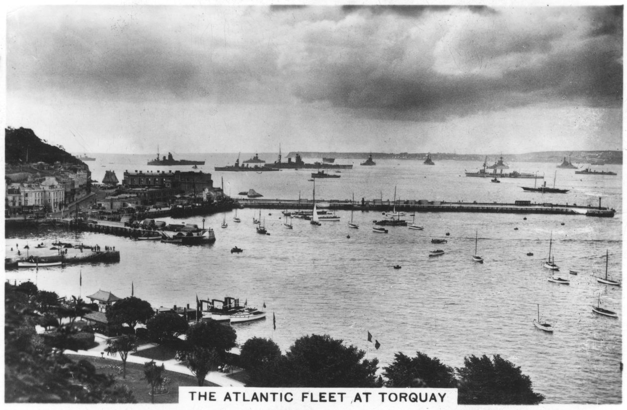 La flotta atlantica a Torquay, 1936 da Unbekannt