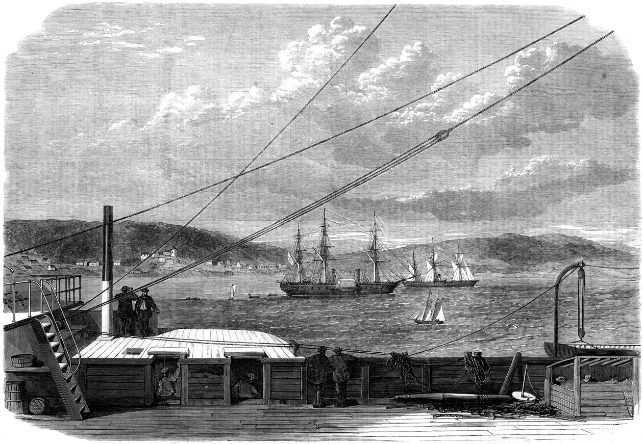 Spedizione del telegrafo atlantico, Content Bay, Terranova, 1866 da Unbekannt