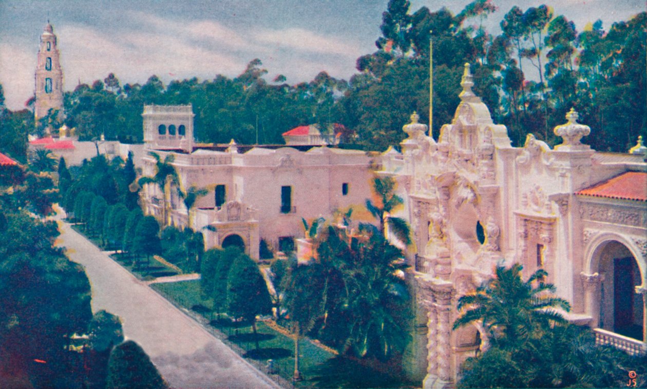 Il viale dei palazzi, c1935 da Unbekannt