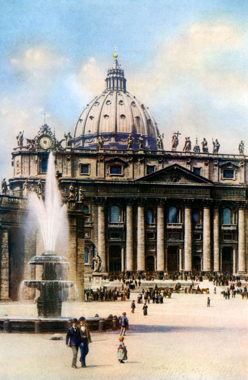 La Basilica di San Pietro, Roma, 1926 da Unbekannt