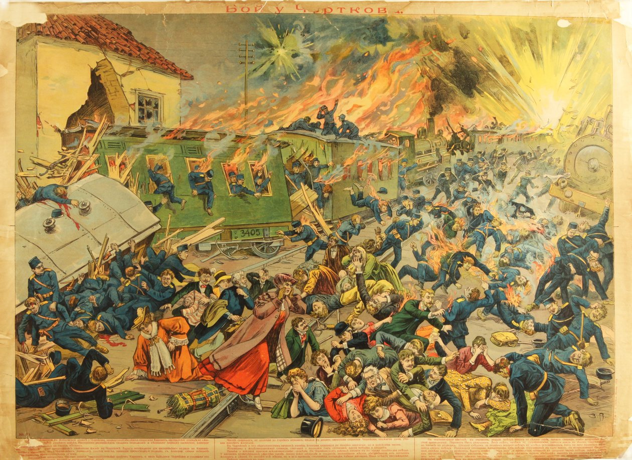 La battaglia di Czortkow da Unbekannt