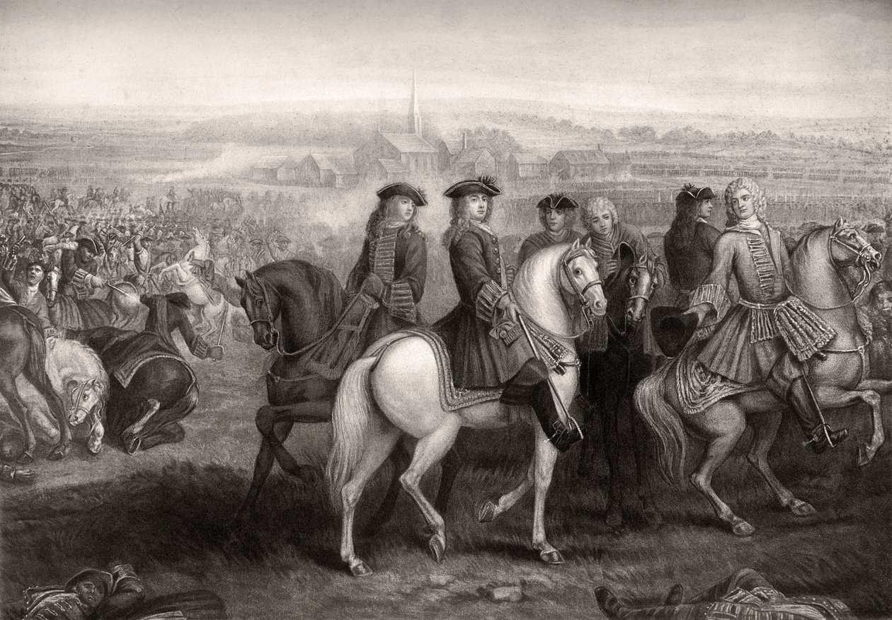 La battaglia di Blenheim, 1704, 1906 da Unbekannt