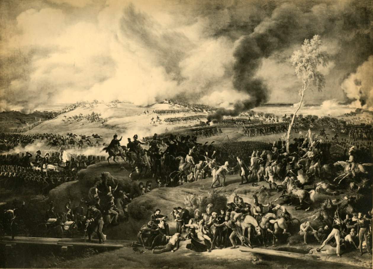 La battaglia di Borodino, 7 settembre 1812, 1921 da Unbekannt