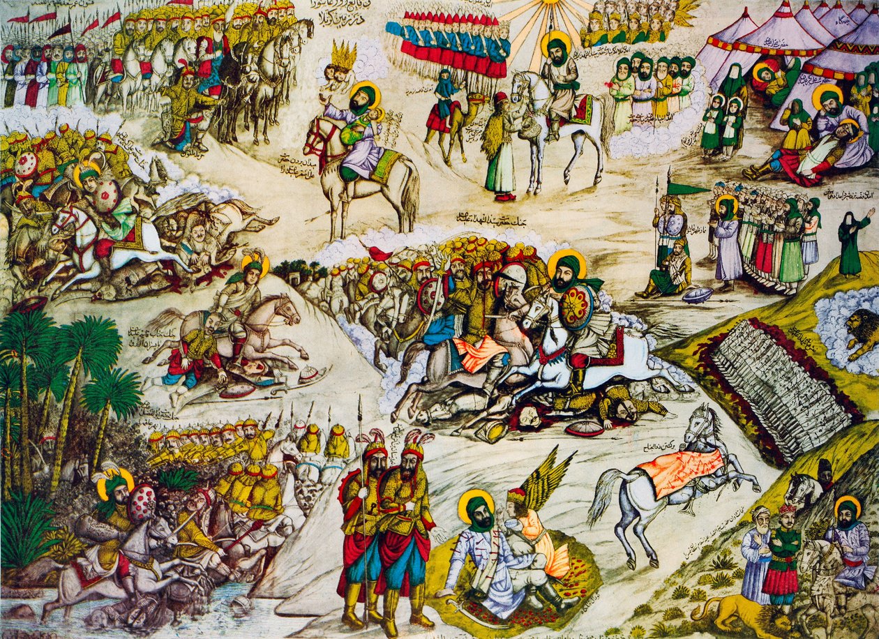 La battaglia di Karbala da Unbekannt