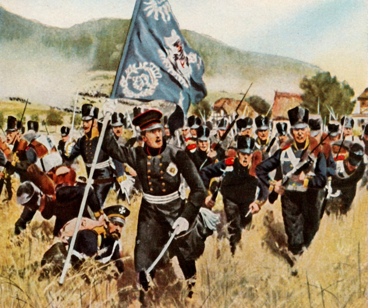 La battaglia di Kulm e Nollendorf, 29 e 30 agosto 1813 da Unbekannt