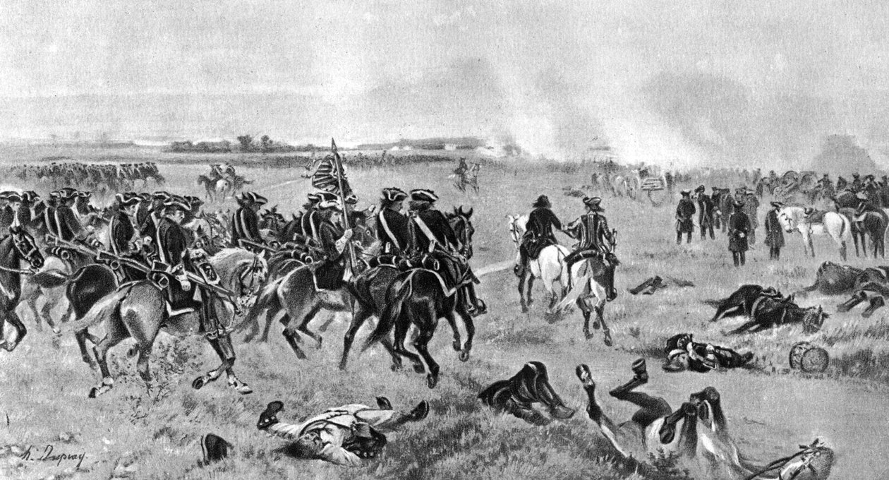 La battaglia di Malplaquet, 11 settembre 1709 da Unbekannt