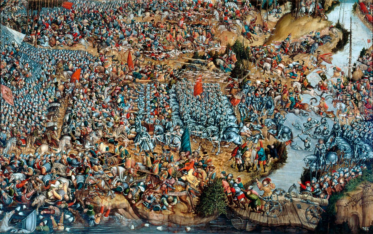 La battaglia di Orsha, 1514 tra il 1524 e il 1530 da Unbekannt