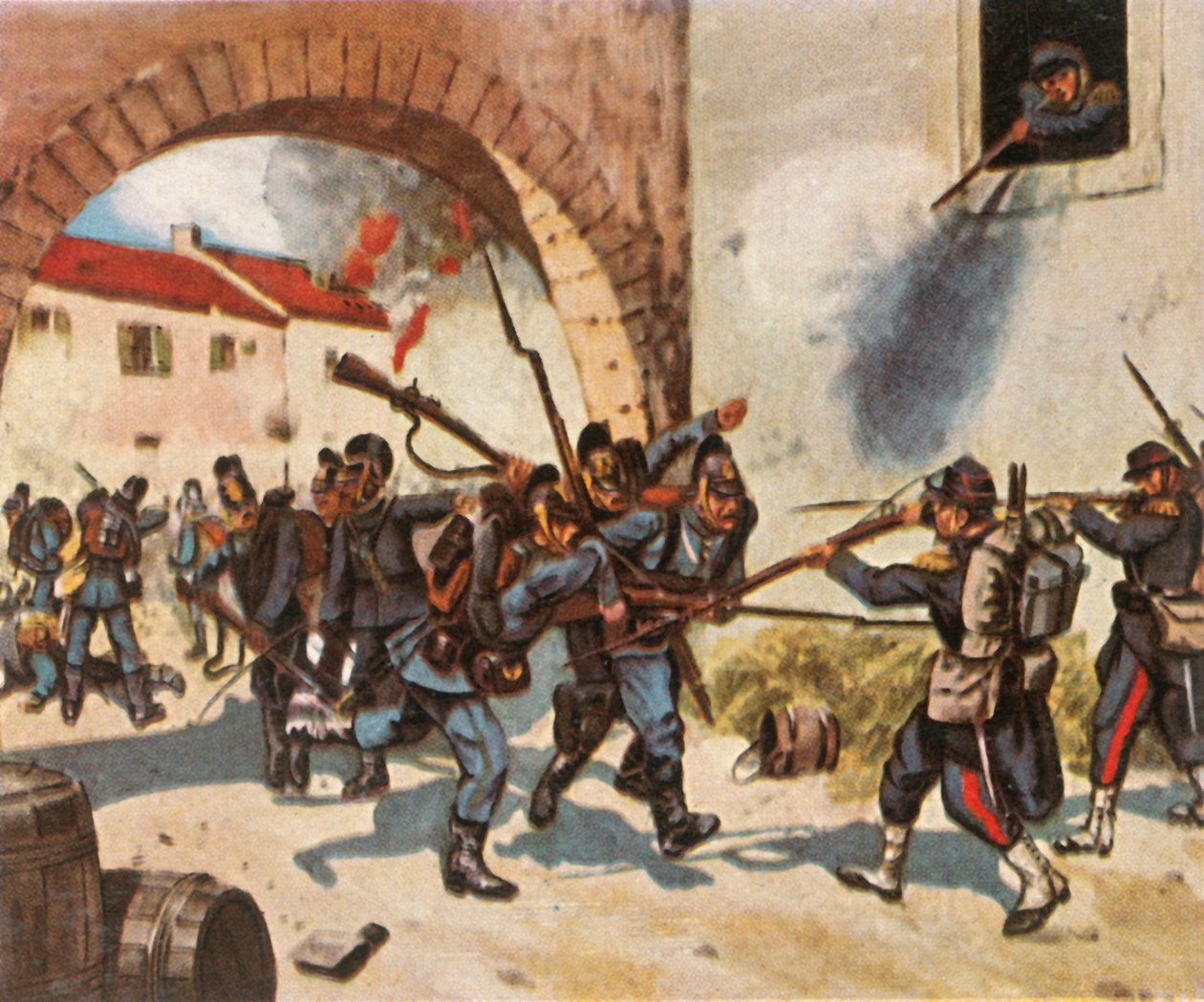 La battaglia di Sedan, 1 settembre 1870, 1936 da Unbekannt